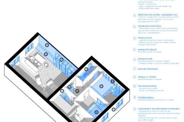 CALUIRE APPT AXONO PROJET