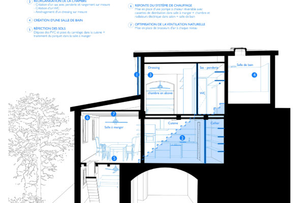 CALUIRE MAISON COUPE PROJETÉ