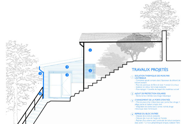 CALUIRE MAISON FACADE PROJETÉ